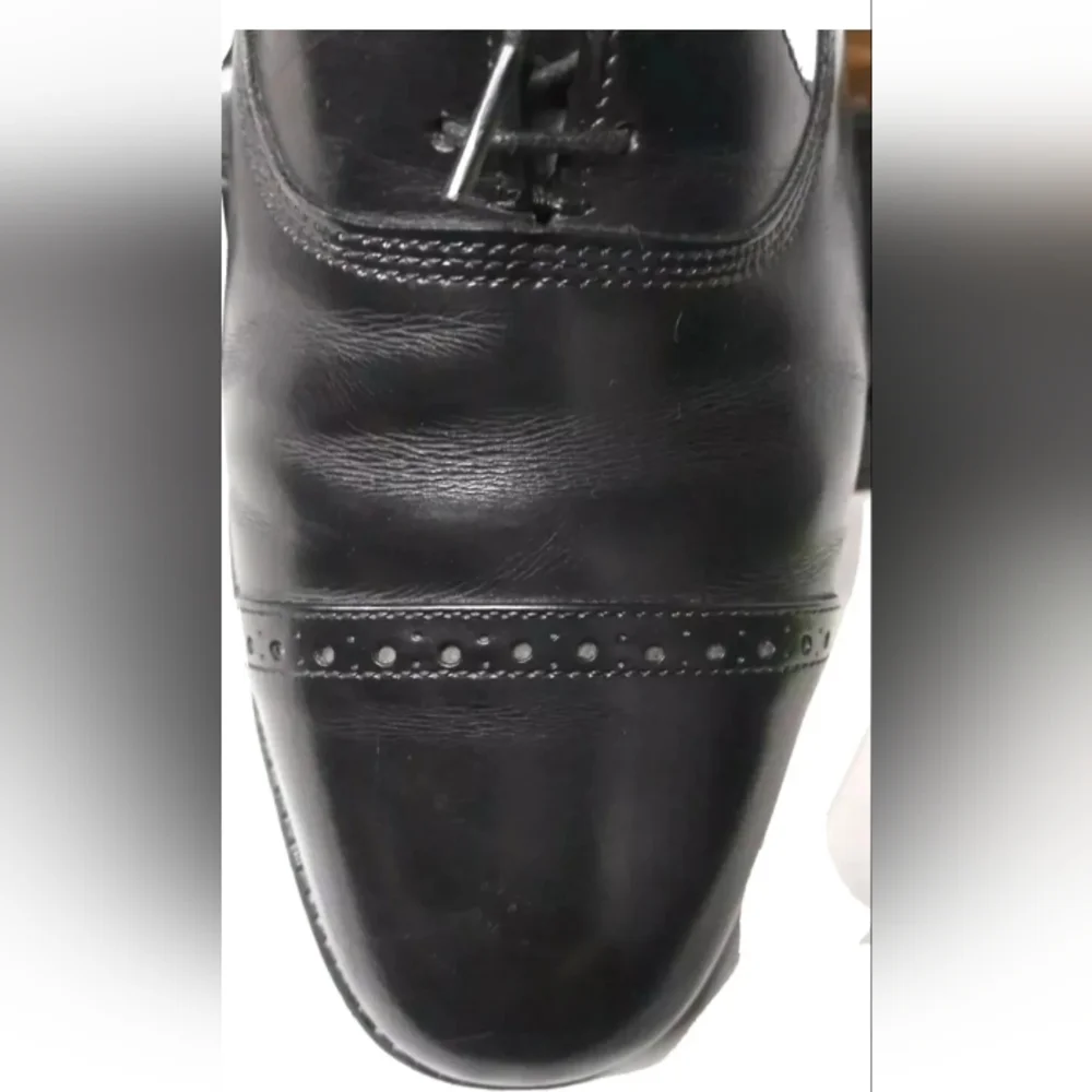 Allen Edmonds Byron Cap Toe Oxfords Men's Size 10 D Made In USA Quarter Brogue - Picture 6 of 12